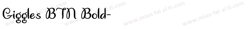 Giggles BTN Bold字体转换